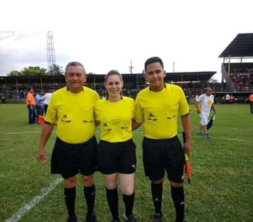 Nicolle Mejia, la bella árbitro hondureña que busca llegar a Liga Nacional