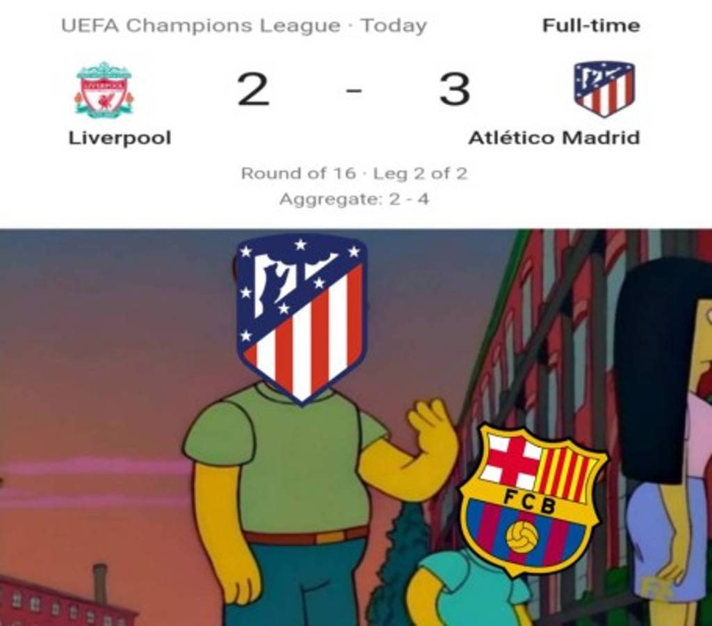 Los memes humillan al Liverpool tras ser eliminado de la Champions por el Atlético