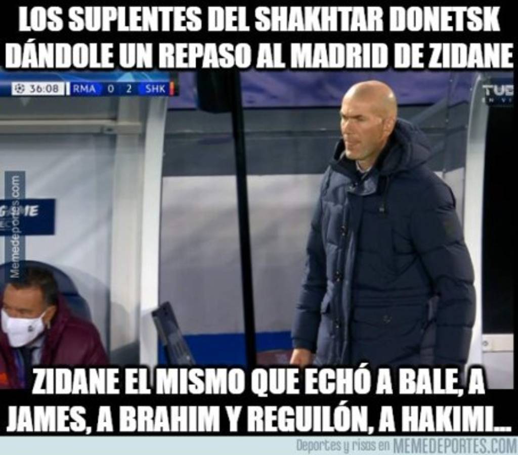 'Trituran' al Real Madrid con memes tras la derrota en Champions ante el Shakhtar