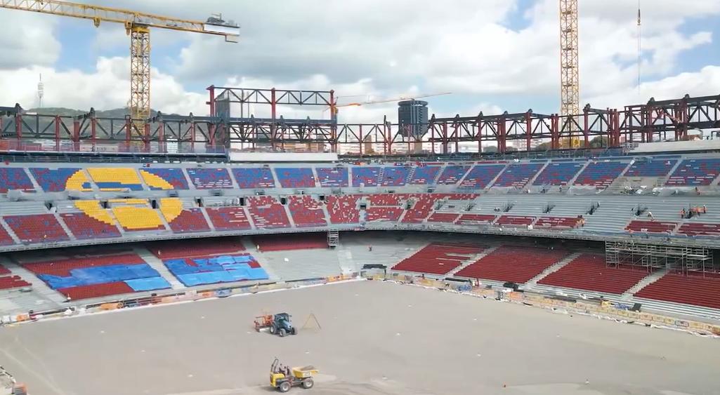 Barcelona revela cómo quedará el nuevo Camp Nou: así avanzan las obras y cuándo estará listo