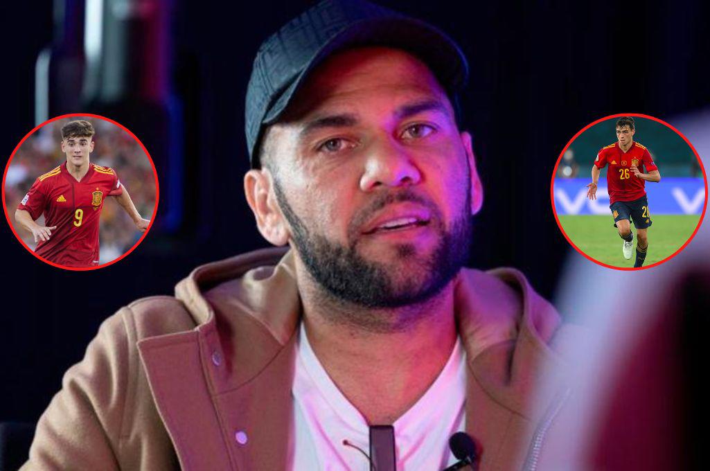 Daniel Alves no se olvida de sus ex compañeros españoles: ¿Qué dice sobre Pedri y Gavi?