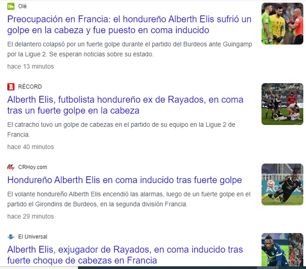 Oran por Alberth Elis: prensa mundial, clubes franceses y futbolistas se solidarizan con el hondureño tras su lesión
