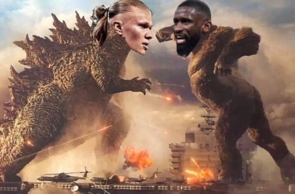 Haaland, señalado con memes tras no anotar en el partidazo Real Madrid - City en Champions League