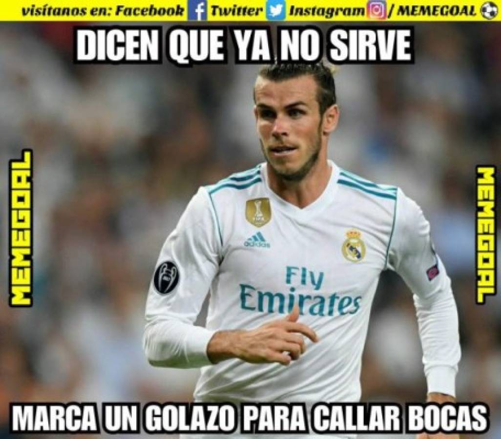Imperdibles: Gareth Bale, protagonista de los memes del Real Madrid-Celta