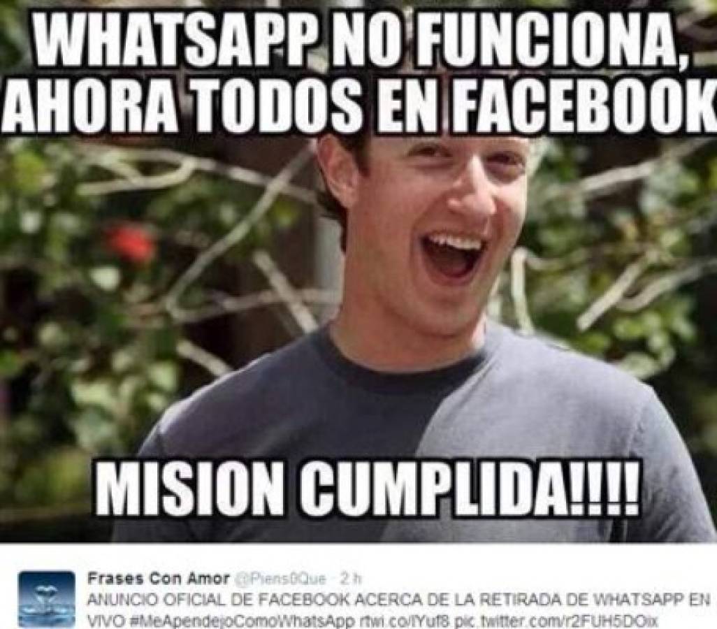 ¡Acribillan con crueles memes a Whatsapp por caída a nivel mundial!