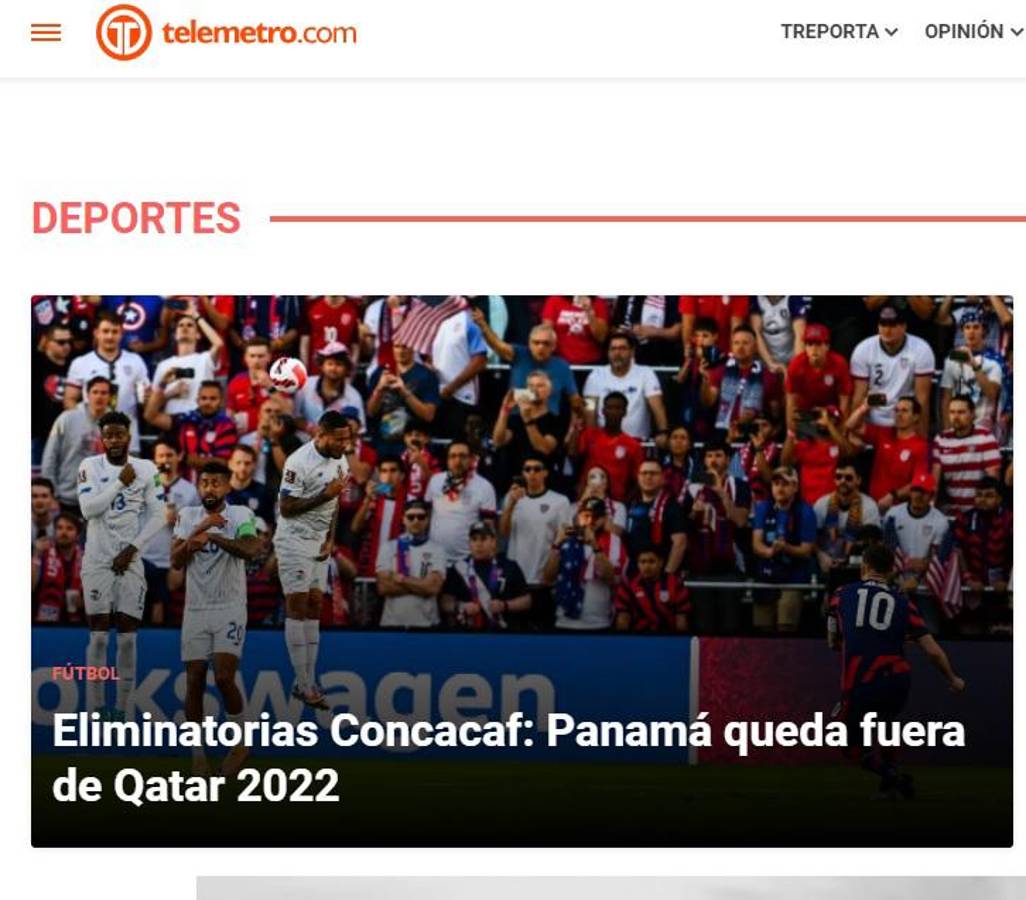 “Qué papelazo”: Lo que dice la prensa de Panamá tras la goleada de Estados Unidos ¿Y ‘Chepe Bomba’?