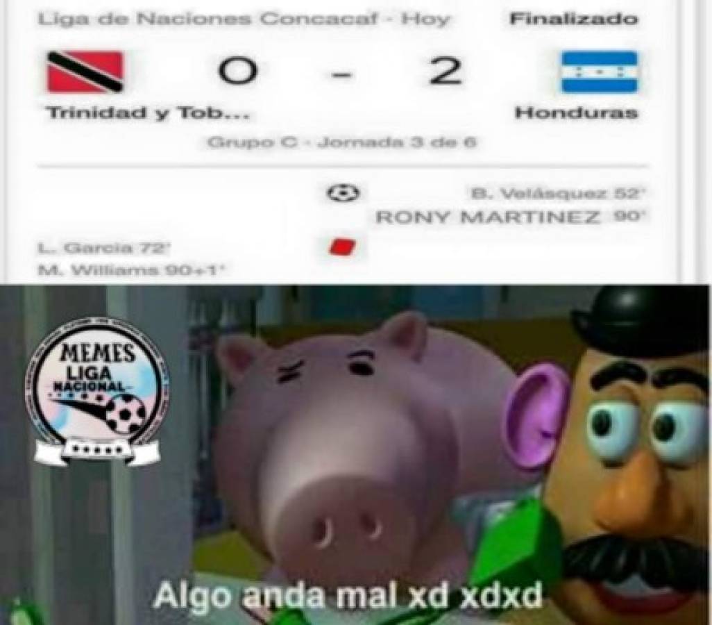 Honduras y los crueles memes del triunfo sobre Trinidad y Tobago en Liga de Naciones