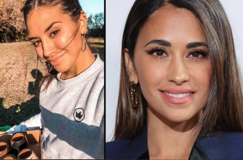 ¡Son idénticas! Viralizan a la hermosa ‘doble’ de Antonela Roccuzzo: “Messi la confundiría con su esposa”