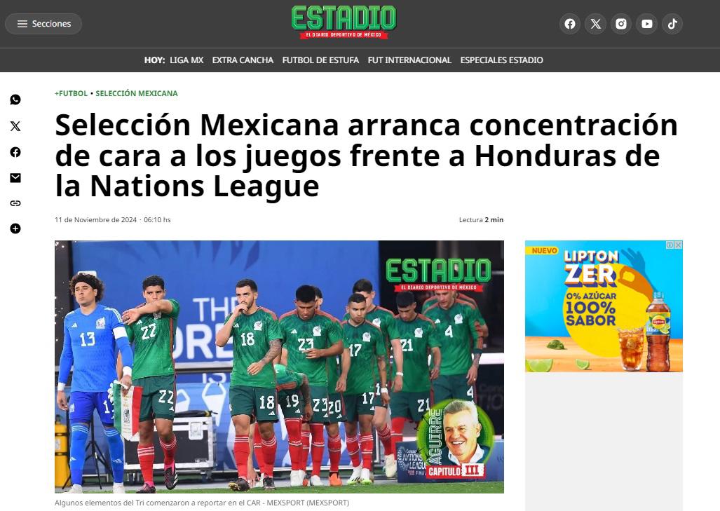 Chino Huerta, Oswaldo Sánchez, arbitraje y “el Morazán, una pesadilla”: así palpita la prensa mexicana el juego contra Honduras