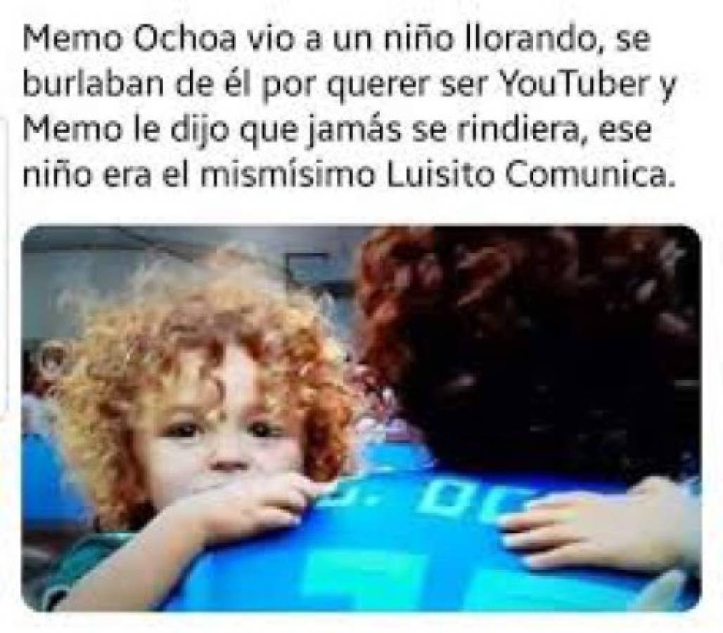 La 'polémica' entre Luisito Comunica y Memo Ochoa que terminó con una avalancha de memes