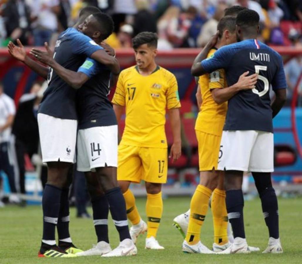 Las mejores imágenes del triunfo de Francia ante Australia en el Mundial de Rusia