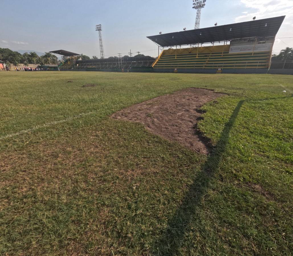 ¡Tendrá nueva cara! Condepor anunció cambio total en el césped de estadio que vio acción en primera división de Honduras