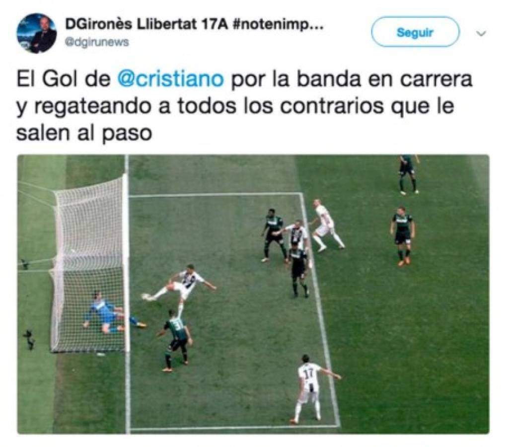 Cristiano Ronaldo y los divertidos memes tras marcar doblete con la Juventus