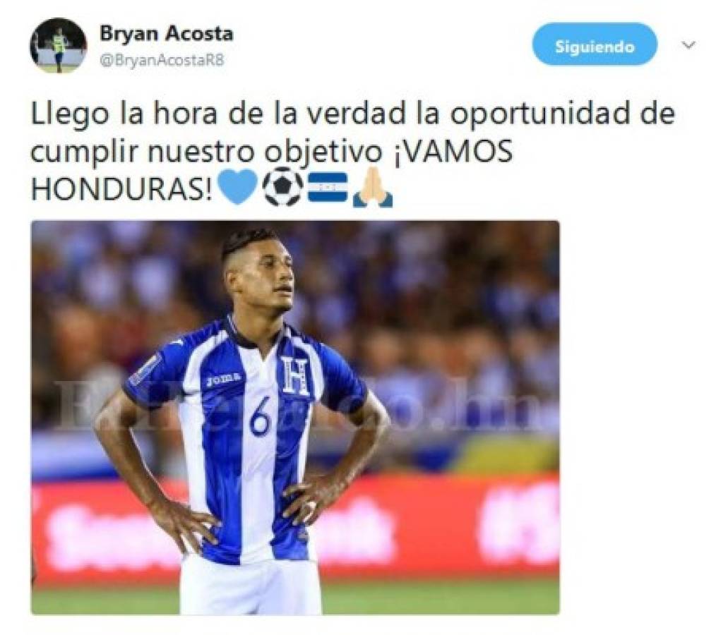 Lo que dicen los jugadores en redes sociales previo a la batalla ante Australia