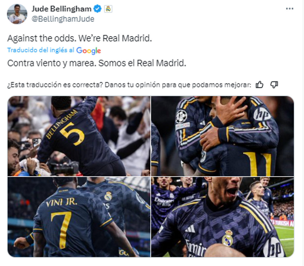 ”No tiene sentido”: lo que dicen los jugadores y medios del triunfo del Real Madrid sobre el City en Champions