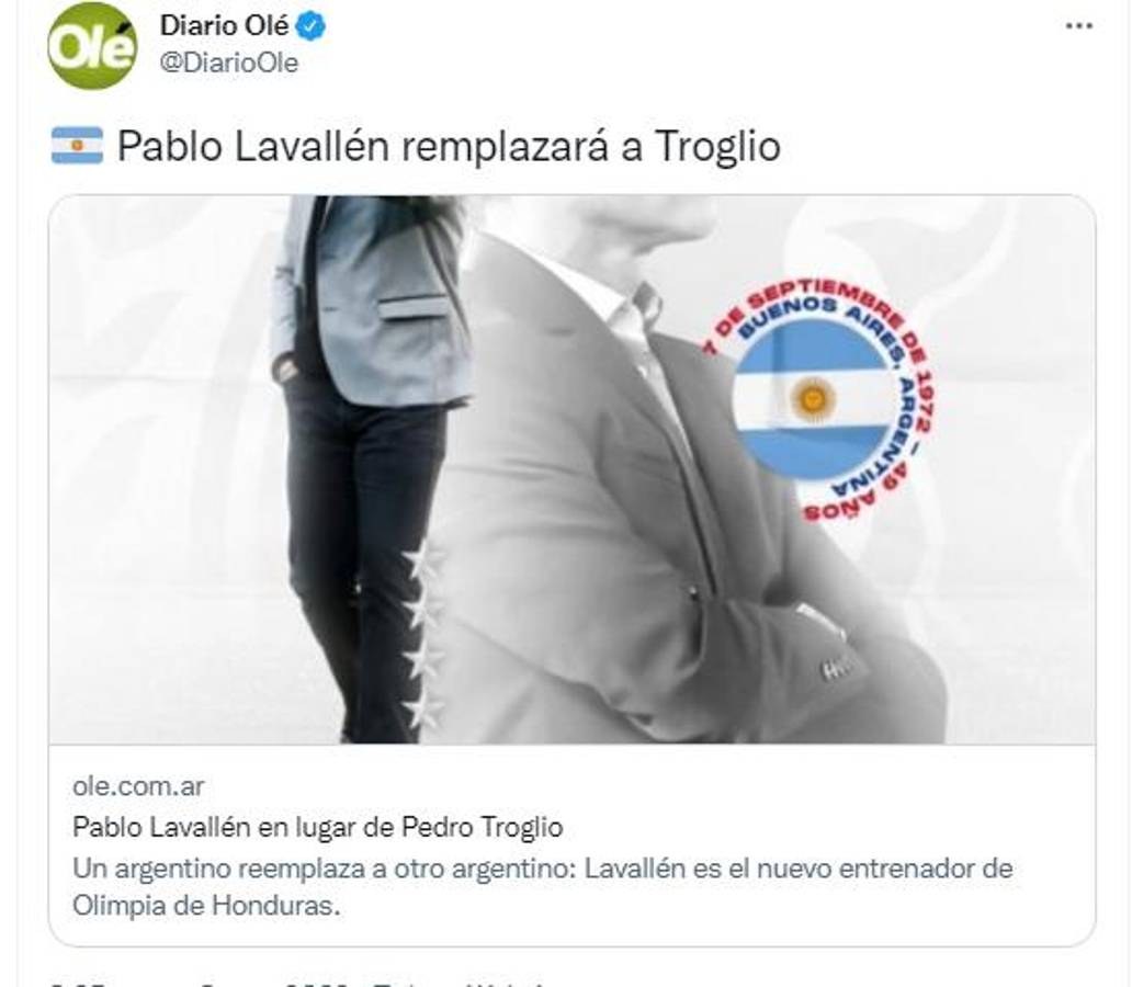 ¿Podrá conseguir el Penta? Así reaccionó la prensa de Honduras e internacional sobre la llegada de Pablo Lavallén a Olimpia