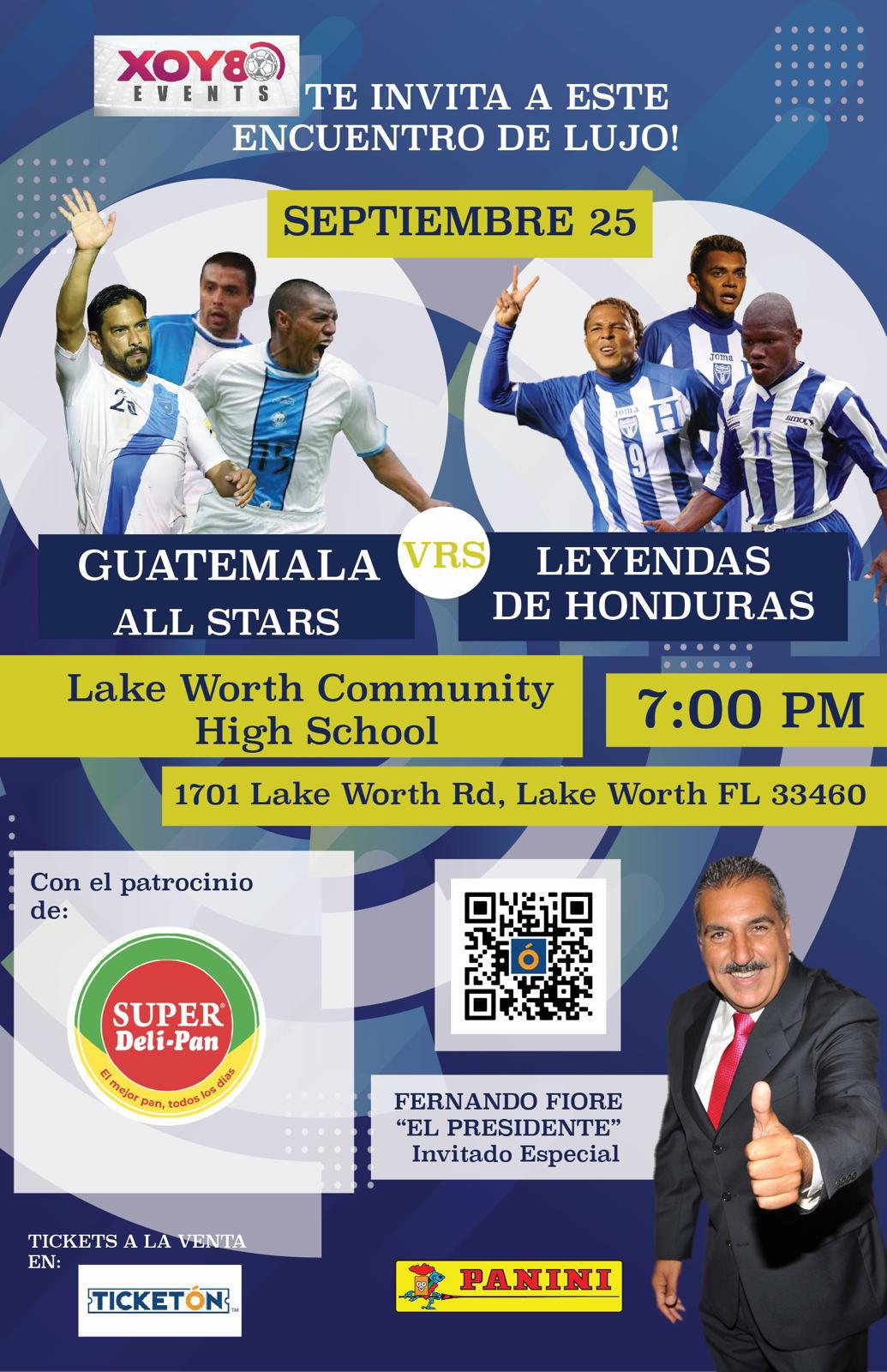 Otra vez cara a cara: Las leyendas de Honduras y Guatemala tendrán un nuevo pulso en La Florida