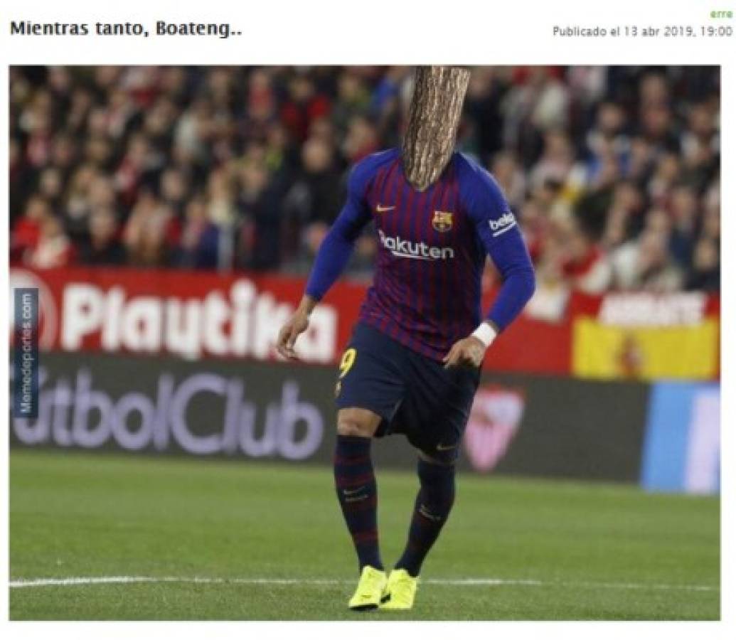 Boateng, Barcelona y los imperdibles memes del empate ante el Huesca