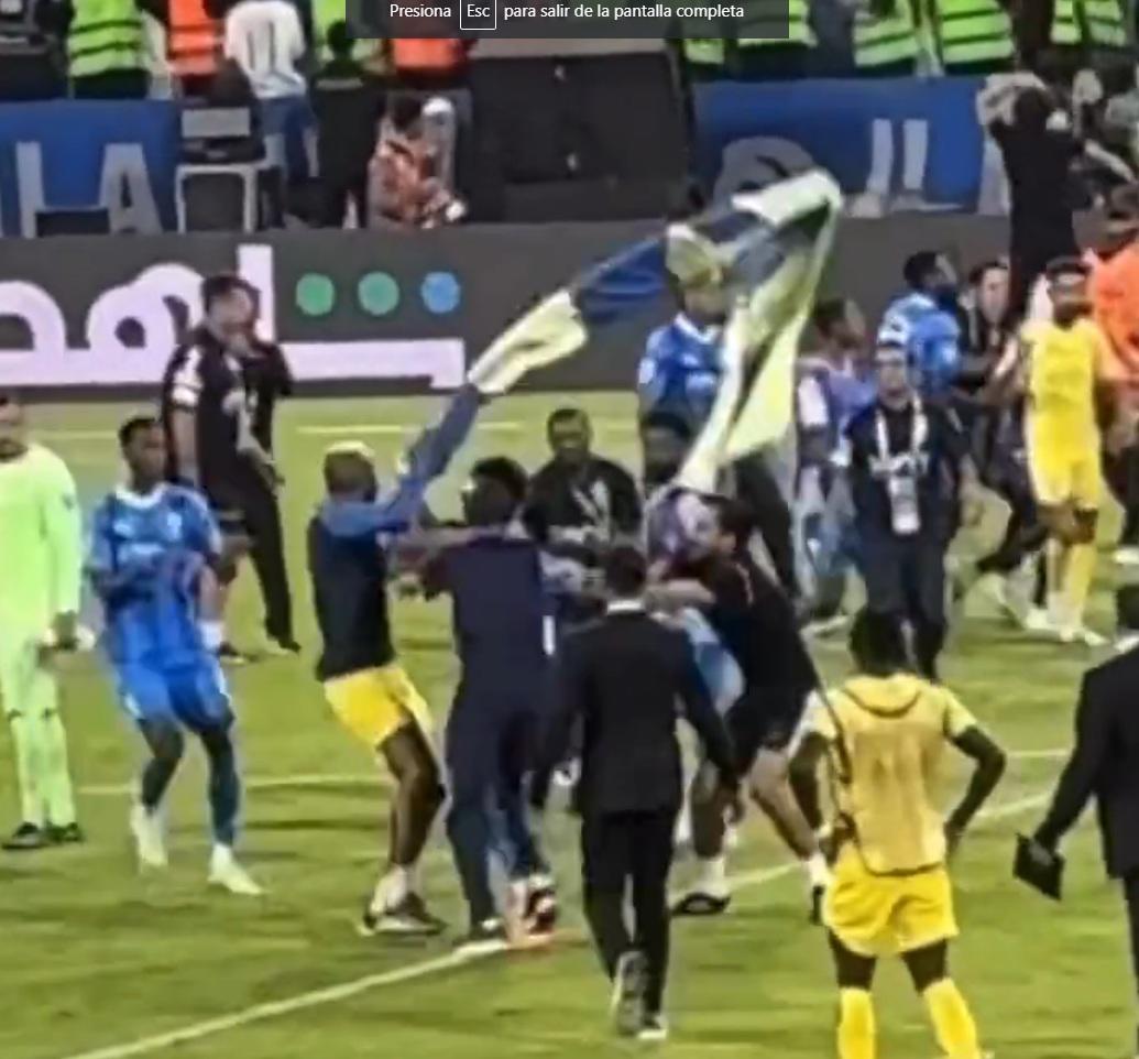 Quiso humillar a Cristiano y terminó mal; la bronca que armó Talisca y así festejó Ronaldo su primer título con Al Nassr