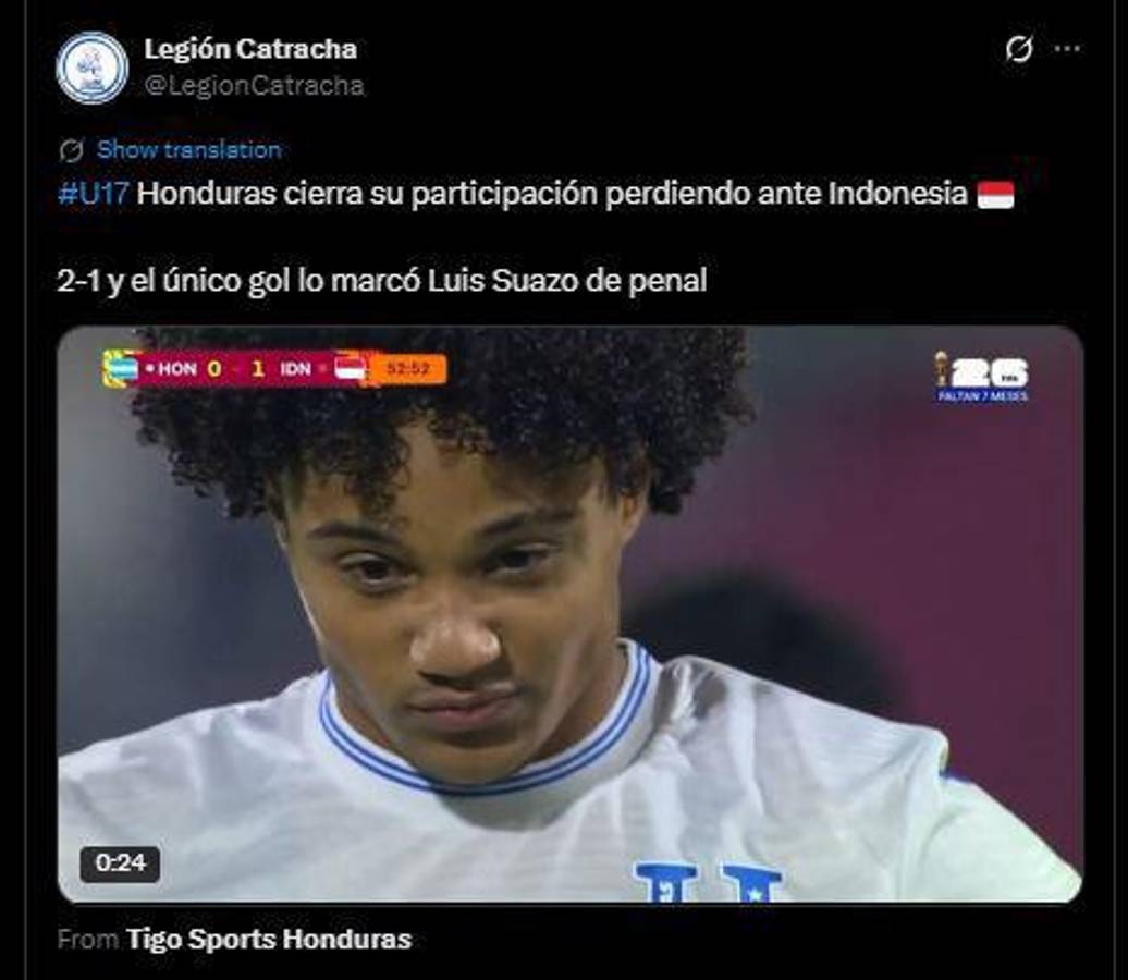 Un fracaso más, Terminó el martirio: así reaccionó la prensa tras la dura eliminación de Honduras del Mundial Sub-17