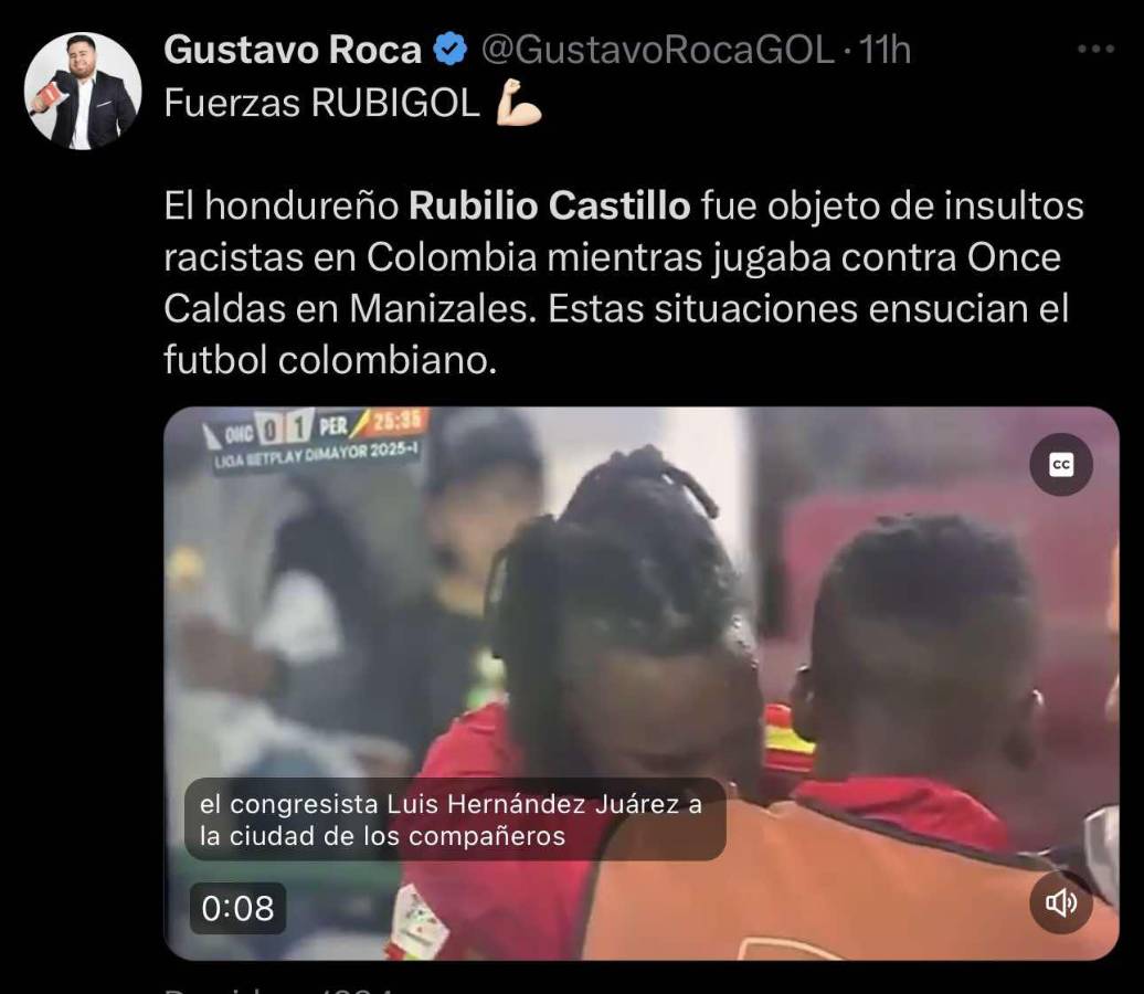 “Una vergüenza” “que asco” “penoso”: así reacciona la prensa de Colombia sobre el caso de racismo que sufrió Rubilio Castillo