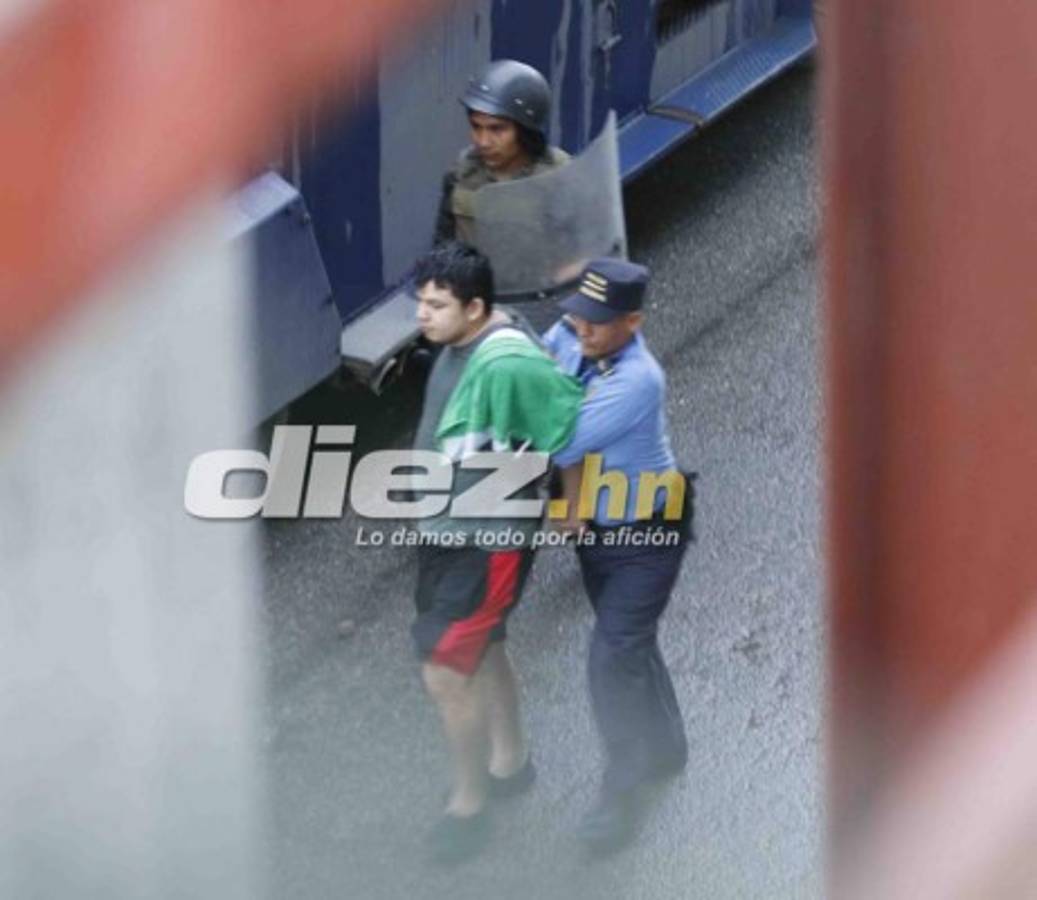 Las imágenes que no viste en TV de incidentes en el Yankel Rosenthal