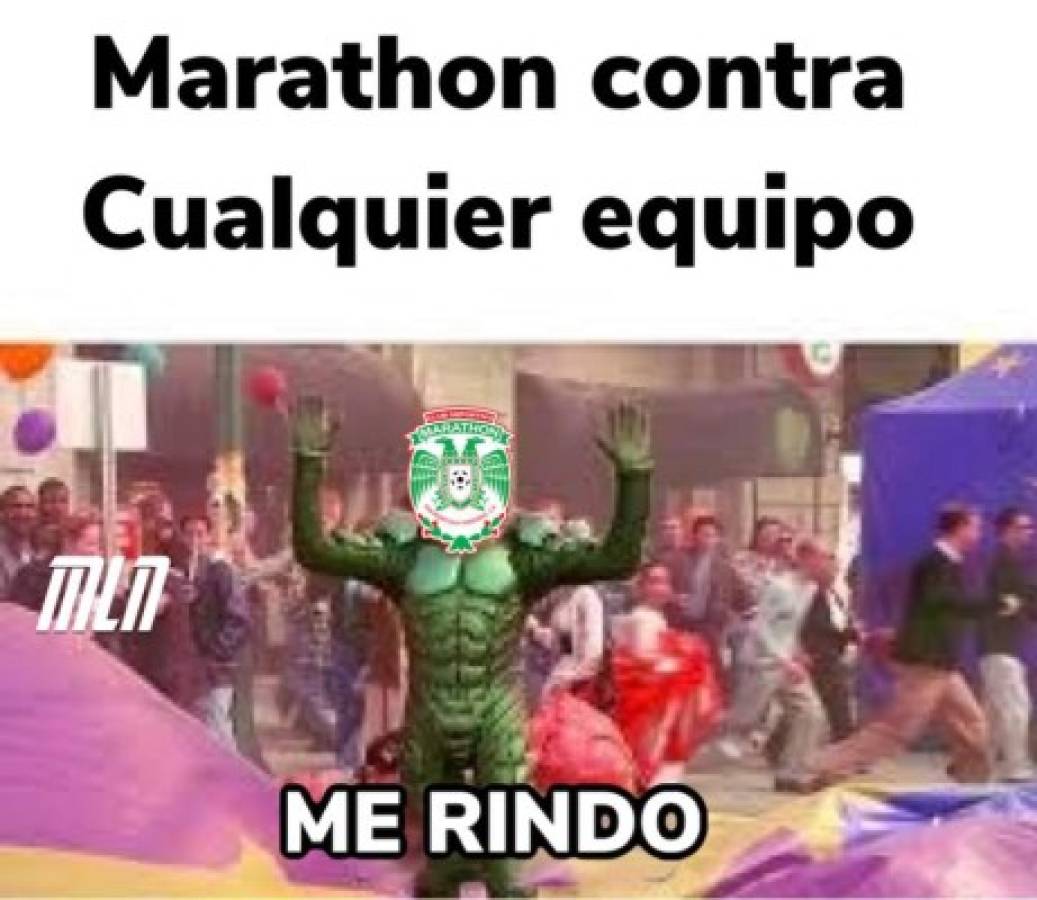 Humillan a Marathón con memes tras la paliza ante el Portland en la Concachampions