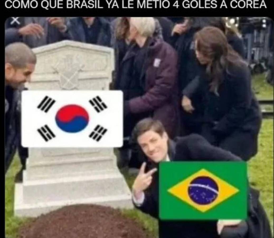 ¿Tiembla Argentina? Los jocosos memes que dejó la goleada de Brasil a Corea del Sur en el Mundial