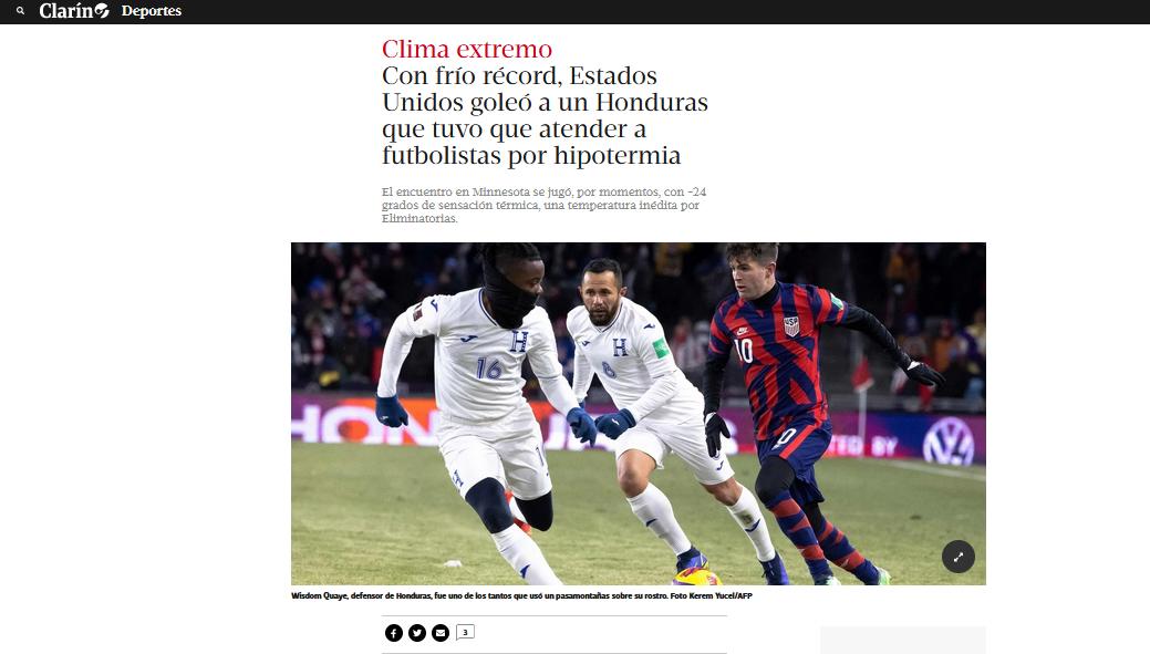 “Trampa mortal y escándalo”: Lo que amaneció diciendo la prensa mundial de la derrota de Honduras ante EUA