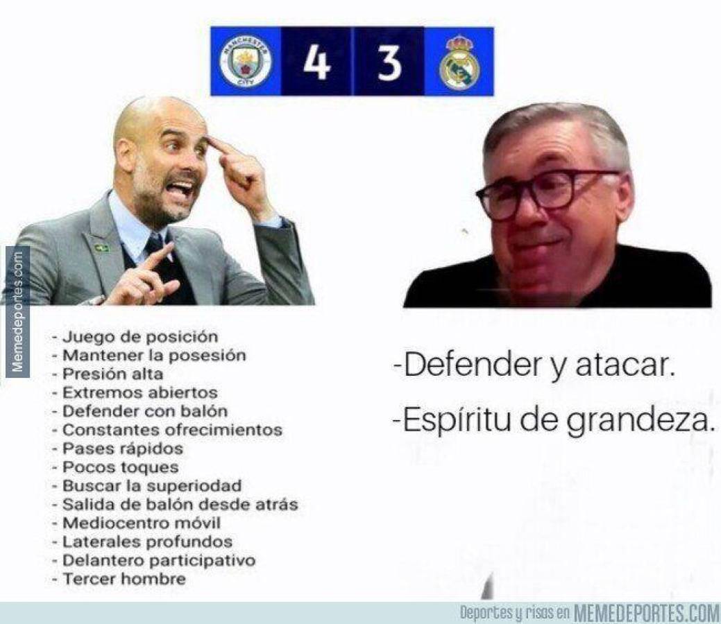 Pep Guardiola, ídolo del Barcelona, es la víctima favorita: Los nuevos memes de la remontada del Real Madrid en Champions