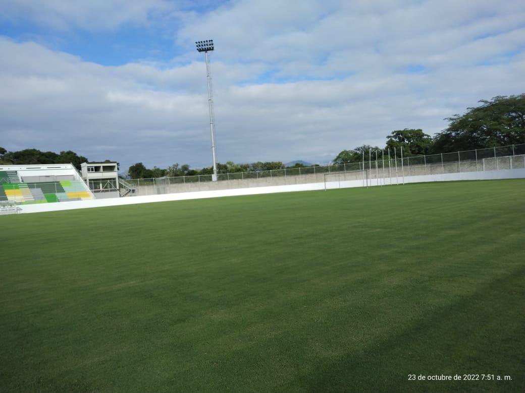Vuelve a ser una mesa de billar: El estadio Carlos Miranda de Comayagua fue embellecido para que Motagua lo utilice