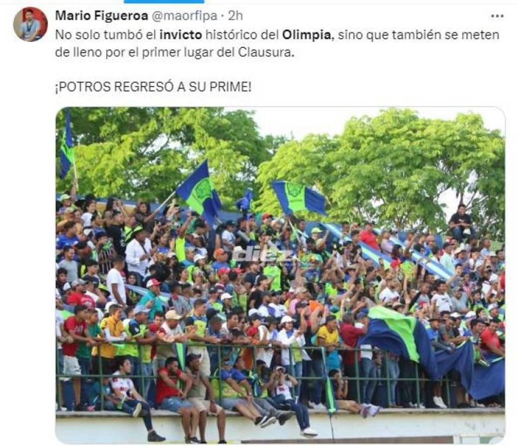 “Hasta que Olimpia lo vuelva a superar”, “Olancho enterró el invicto”: Prensa hondureña reacciona al batacazo de Potros