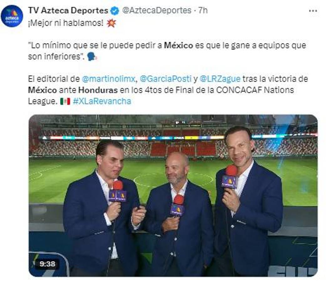 Faitelson despotricó contra Honduras: lo que dice la prensa de México tras la paliza a la Bicolor; “son inexistentes”