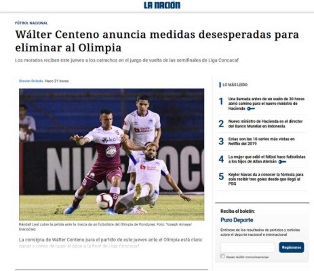 Prensa de El Salvador y Costa Rica: 'Noche de espanto' y 'Alianza con poderoso hechizo'