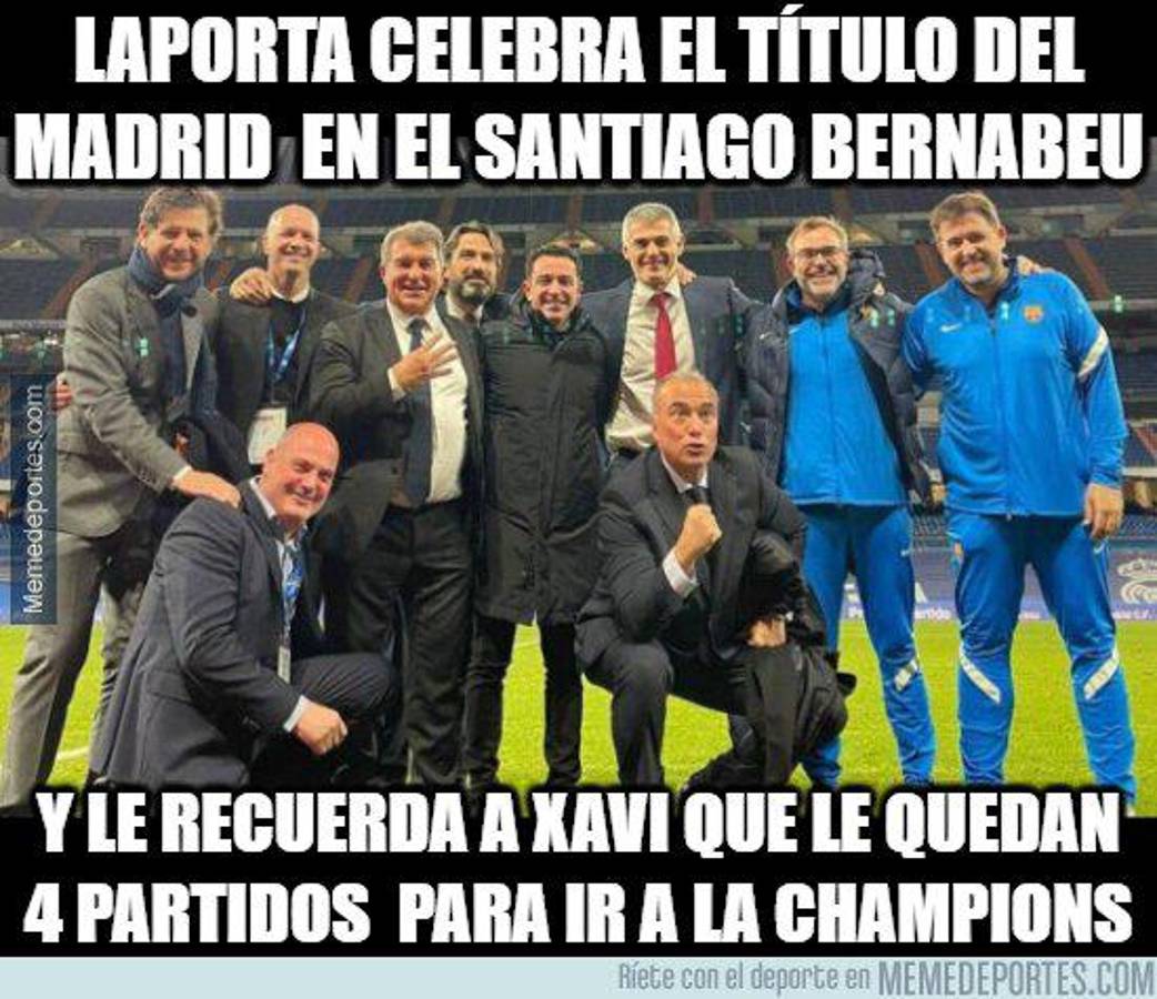 Los otros memes del título de Liga del Real Madrid donde hacen pedazos al Barcelona de Xavi