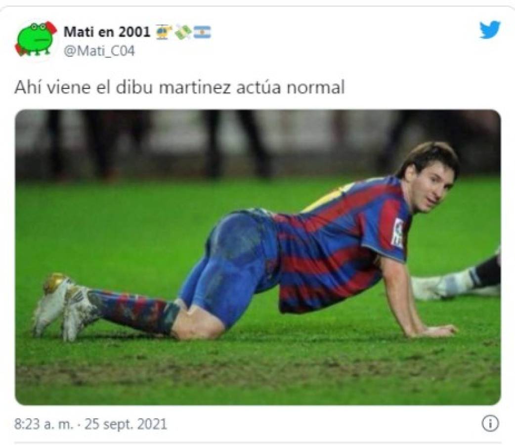 ¡Para morir de risa! Dibu Martínez desafió a Cristiano Ronaldo en la Premier y los memes estallan las redes sociales