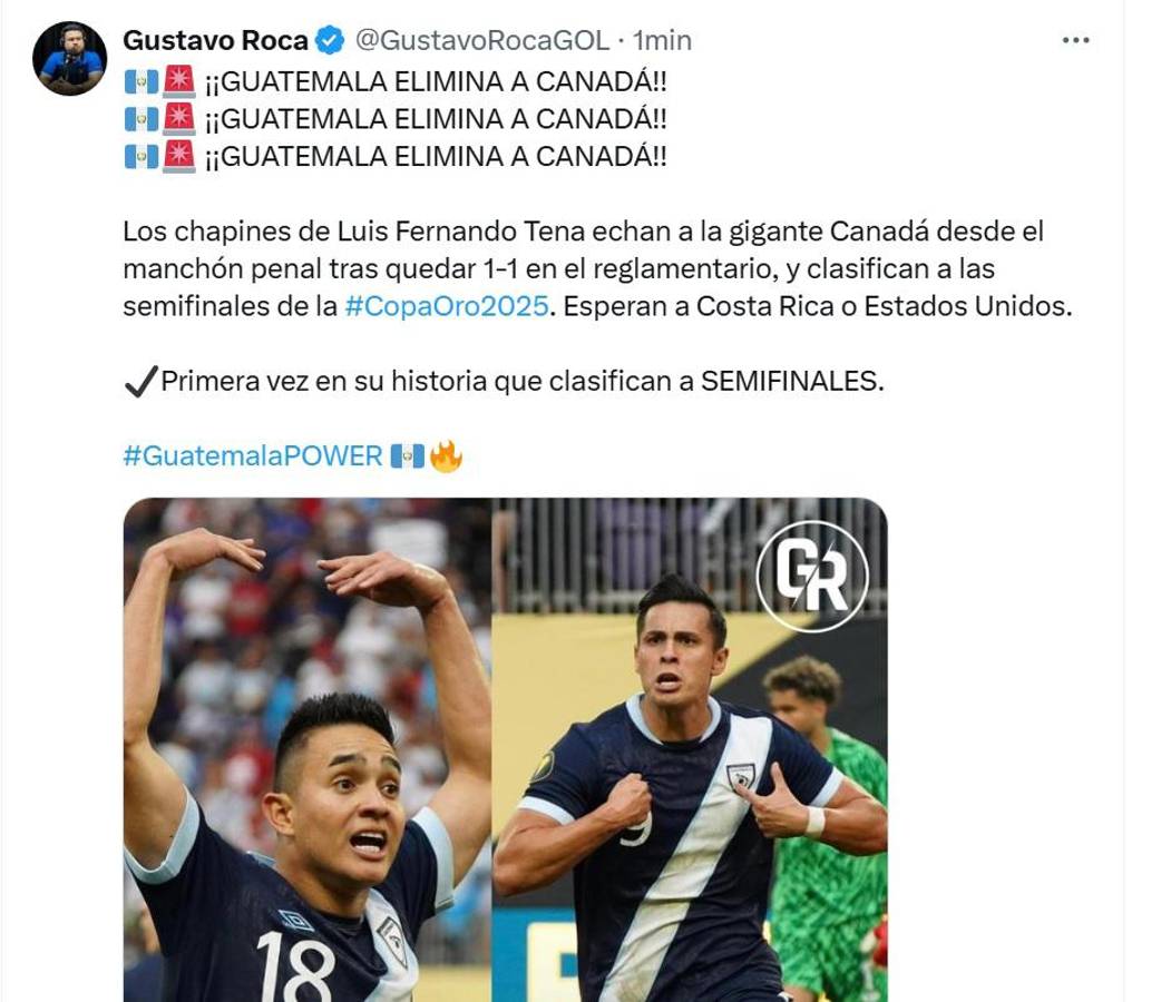 Faitelson se rinde como pocas veces: Guatemala monumental y Tena, flaco de oro, las redes explotan luego de eliminar a Canadá