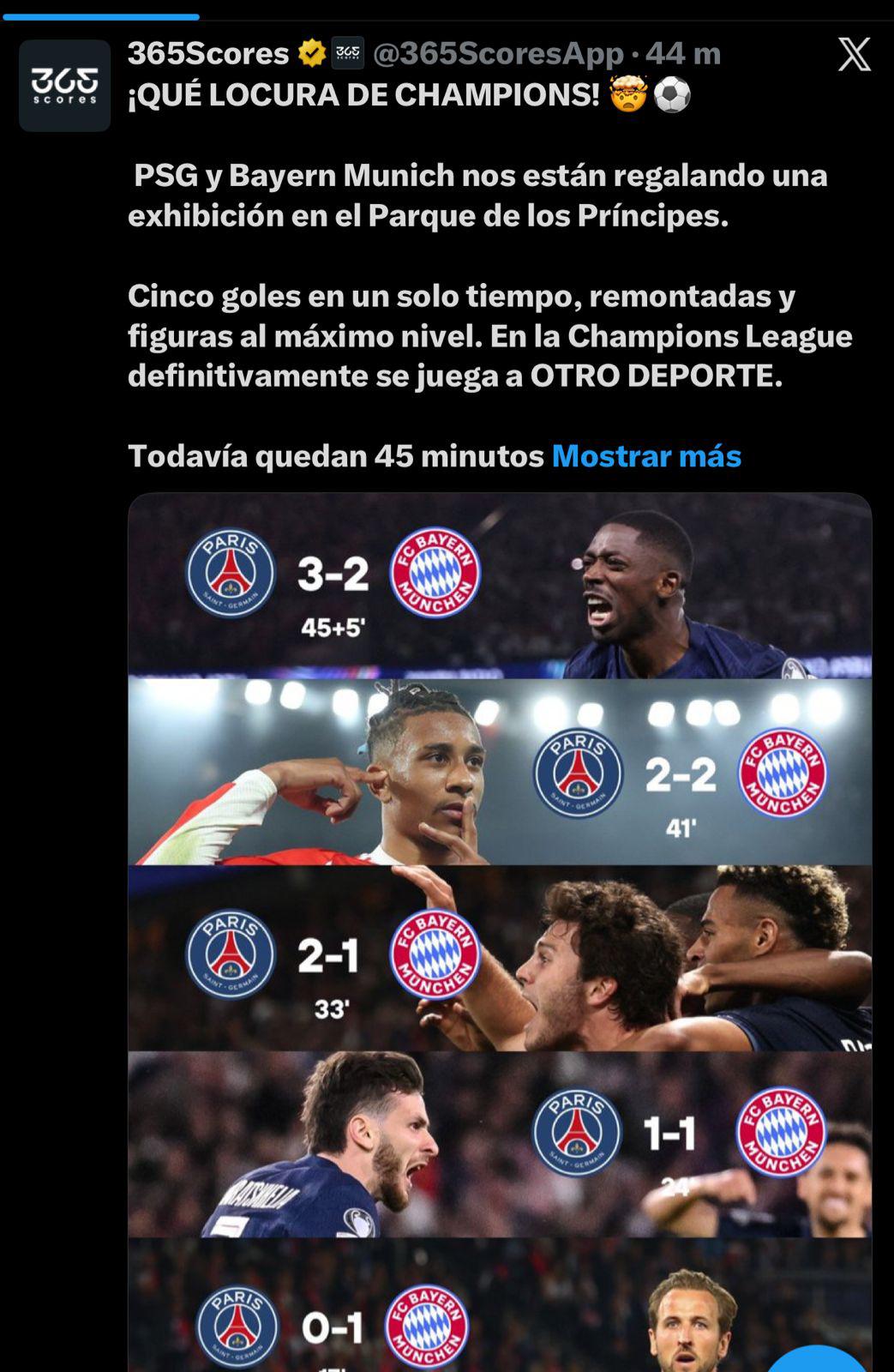 El partido del siglo De lo que se salvó el Madrid: así reacciona la prensa al histórico duelo entre PSG y Bayern en Champions