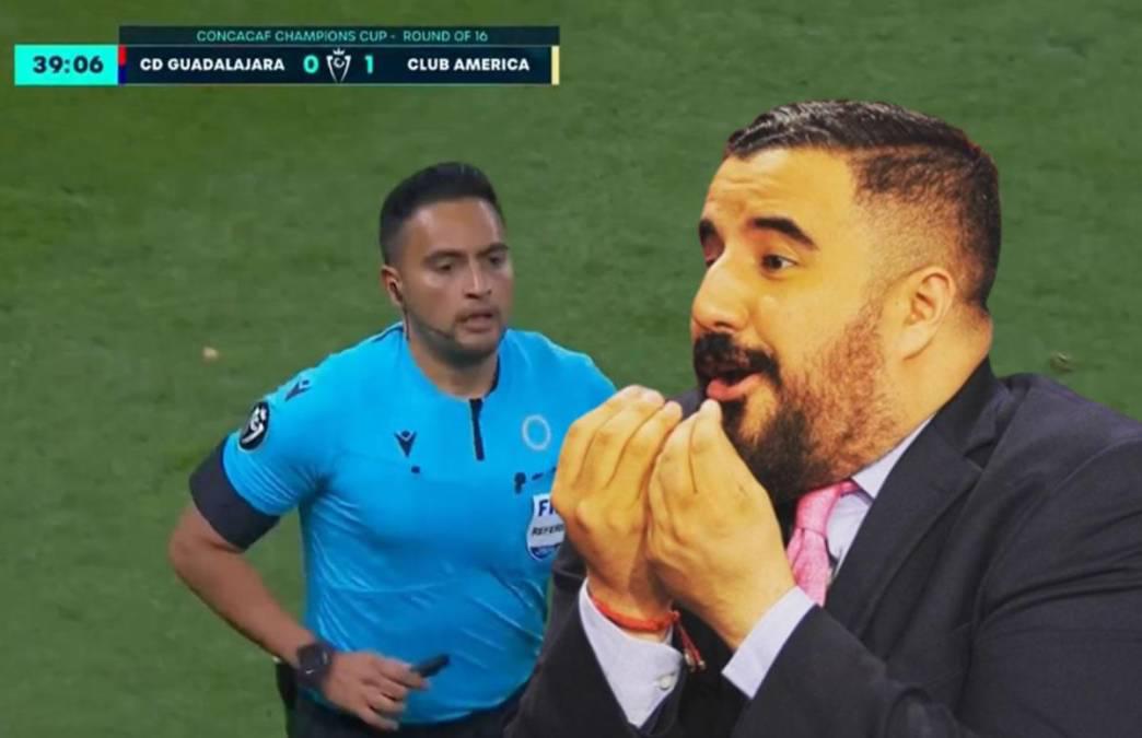 ¿Said Martínez tuvo miedo en el Chivas - América? Expertos reaccionan al arbitraje del hondureño en la Concachampions
