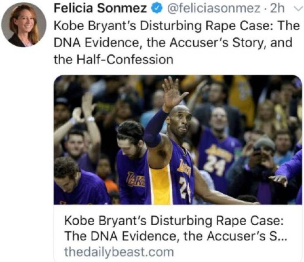 Kobe Bryant: La periodista que fue suspendida por recordar un grave episodio del exjugador