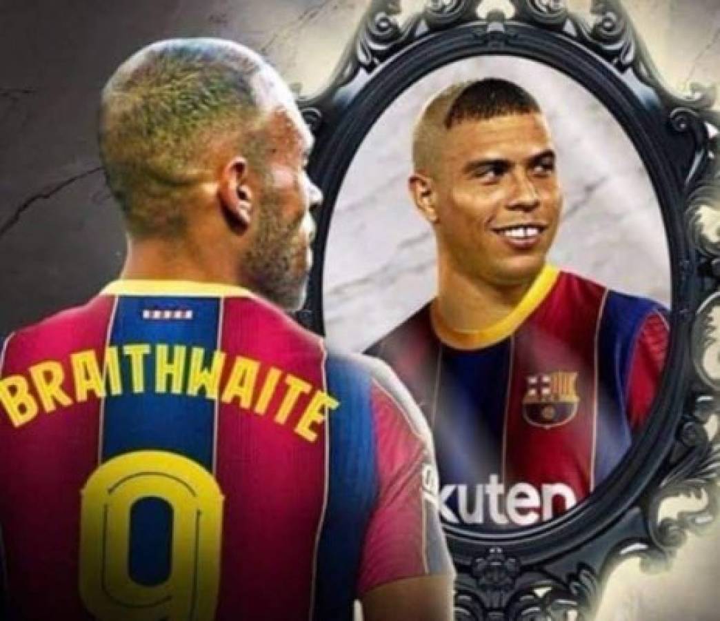 PSG quiere a Braithwaite: estallan las redes con divertidos memes tras el triunfo del Barcelona en LaLiga