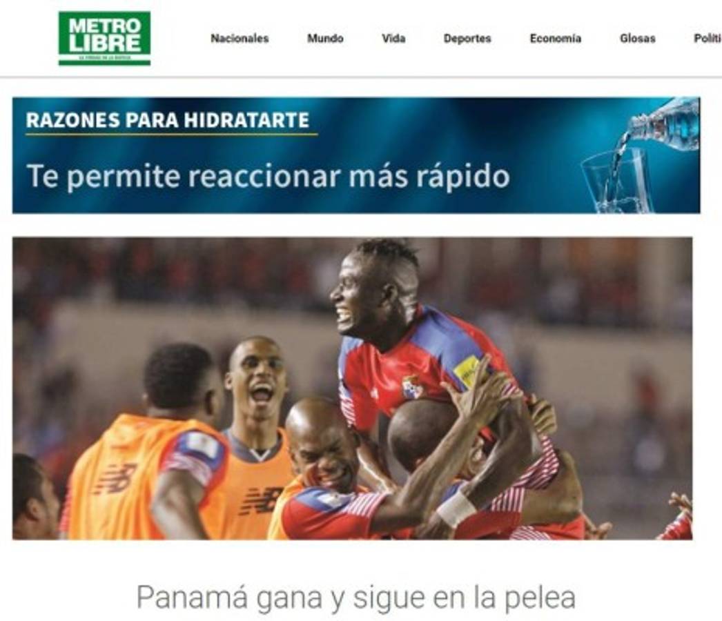 Así reaccionan los medios de Panamá y Costa Rica luego juego ante Trinidad y México