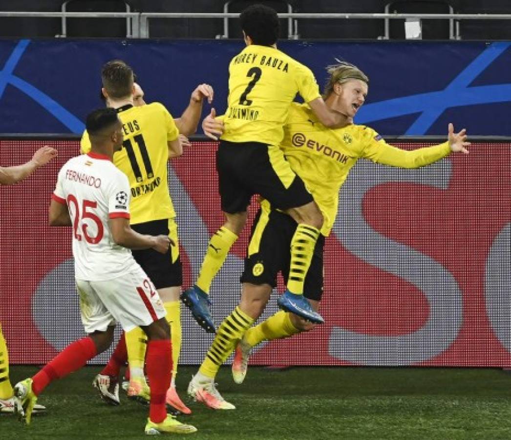 Champions League: festejos en Dortmund, tristeza en Sevilla; Haaland extasiado luego asaltar el trono en Europa