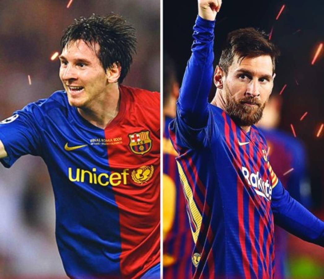 El 10 Year Challenge de los grandes futbolistas a nivel mundial