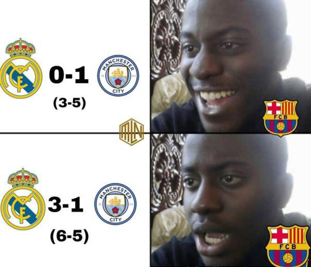 Los crueles memes de la remontada del Real Madrid ante el Manchester City en la Champions League