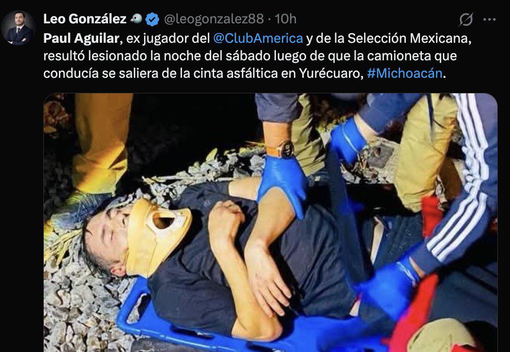 Revelan cómo está la salud de exjugador mexicano tras sufrir accidente: quedó atrapado