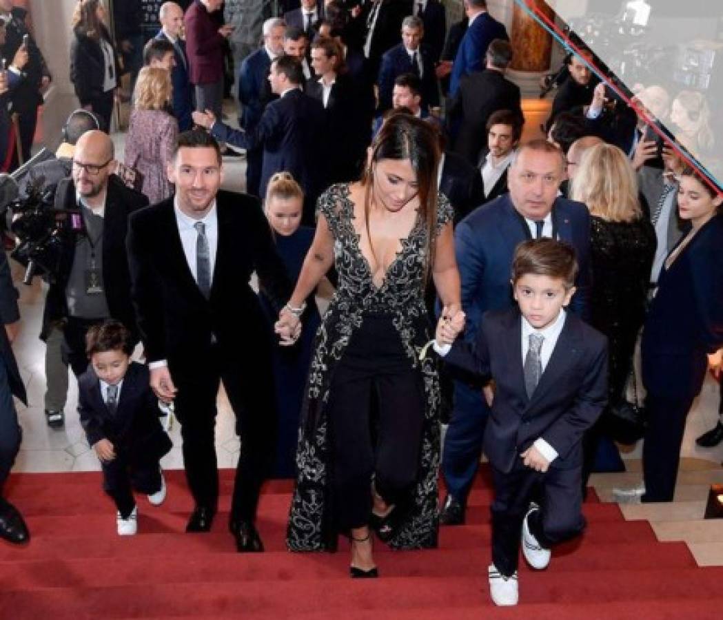 Antonella Roccuzzo deslumbra con su belleza en la gala del Balón de Oro 2019