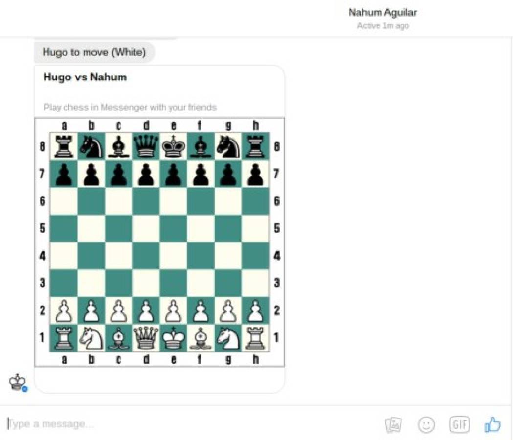 Se puede jugar ajedrez en el Messenger de Facebook