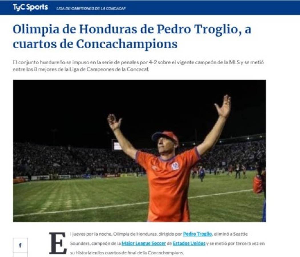 ¡Se rinden! Medios argentinos destacan la gesta de Pedro Troglio con Olimpia