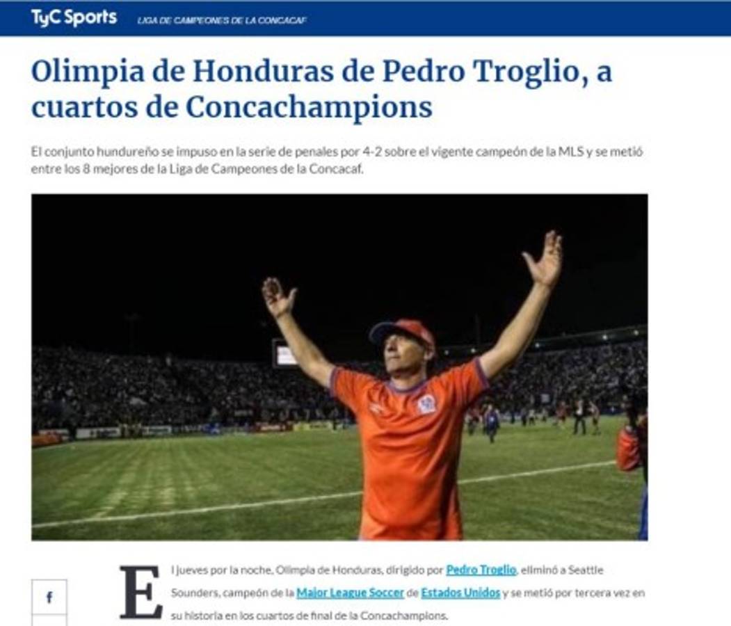 ¡Se rinden! Medios argentinos destacan la gesta de Pedro Troglio con Olimpia